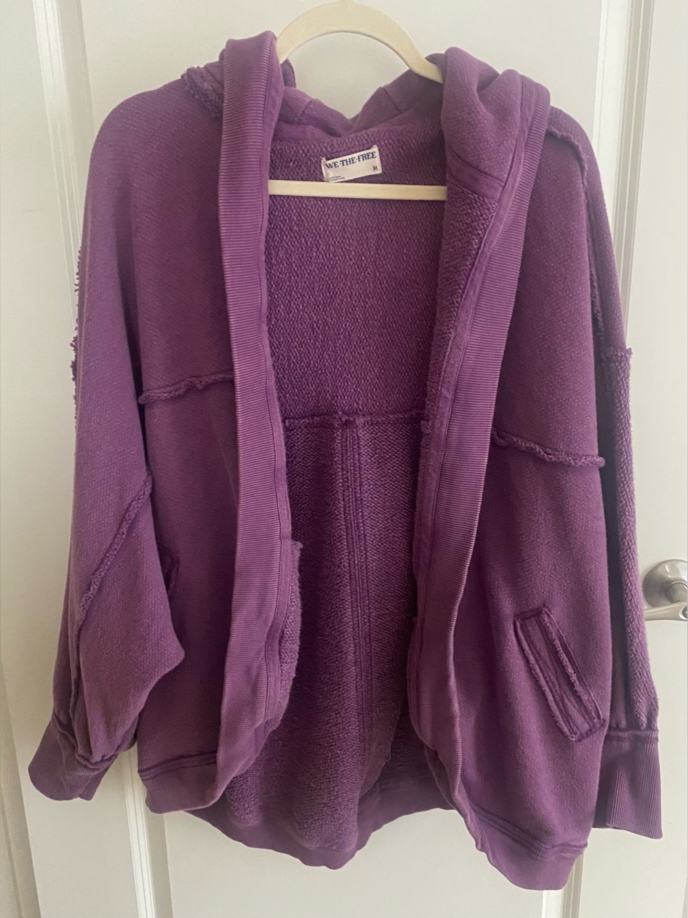 Free People We the Free Forever Young Cardigan Purple Medium - Picture 4 of 9
